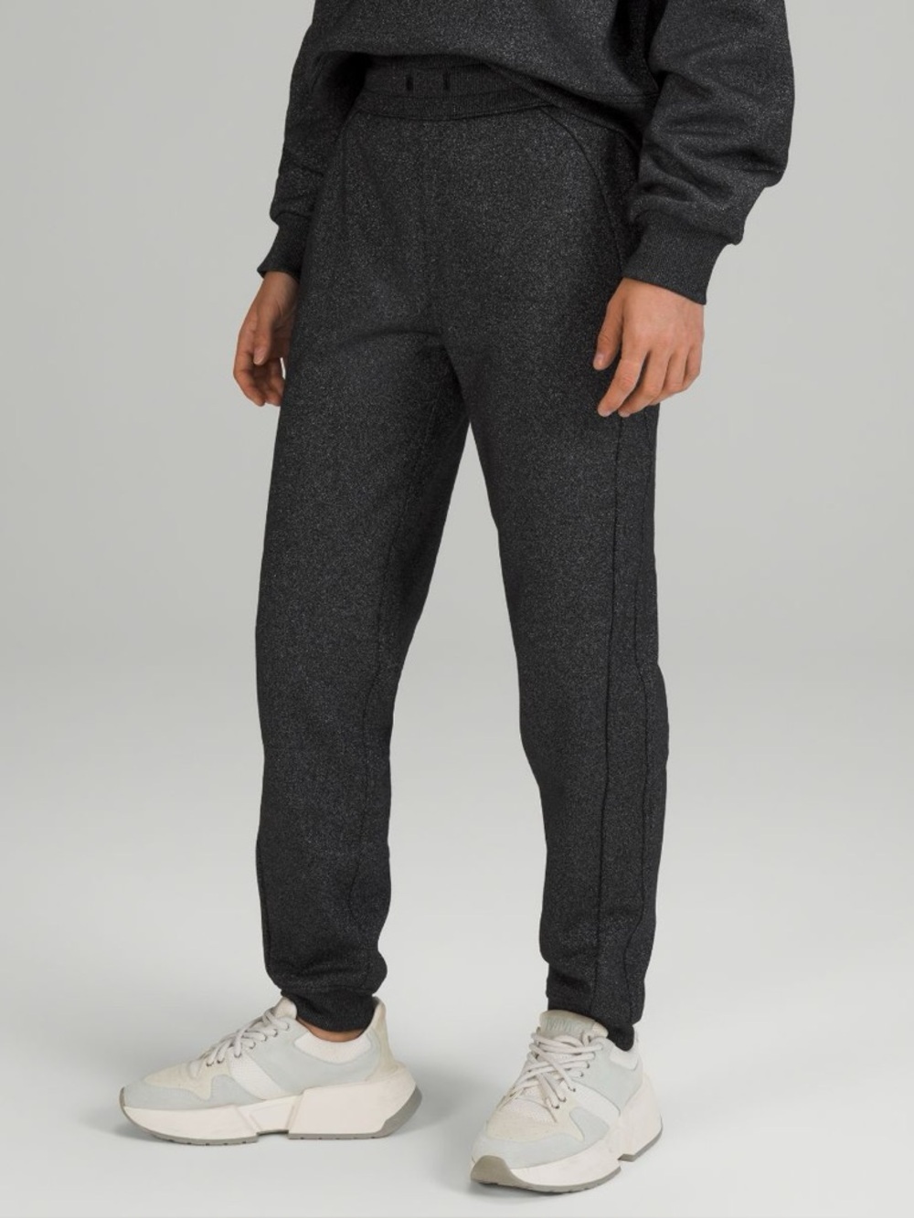 Lululemon Scuba High-Rise Jogger 7/8 Length *Sparkle Black size 6